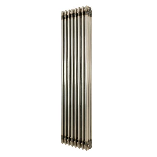 Monstershop Traditional 3 Column Radiator - 1500 x 380mm - Raw Metal