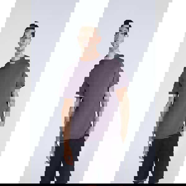 Animal Mens Icon Organic T-Shirt - Grape