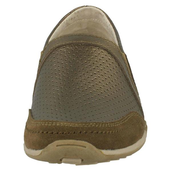 Down to Earth Ladies Down To Earth Leather Casual Shoes F80423