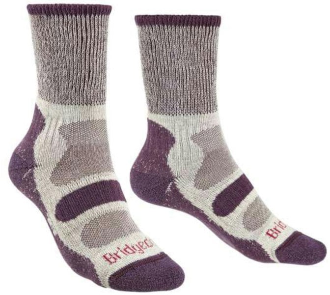 Bridgedale Socks Bridgedale Women's Coolmax Comfort Lightweight Cotton Crew Hiking Socks {BR-710616}
