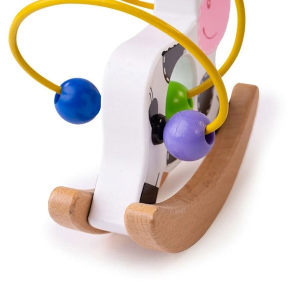 Bigjigs Toys Rocking Cow Bead Frame