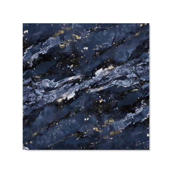 Warren Reed - Designer Deep Ocean Blue Quartz Effect Kitchen Splashback