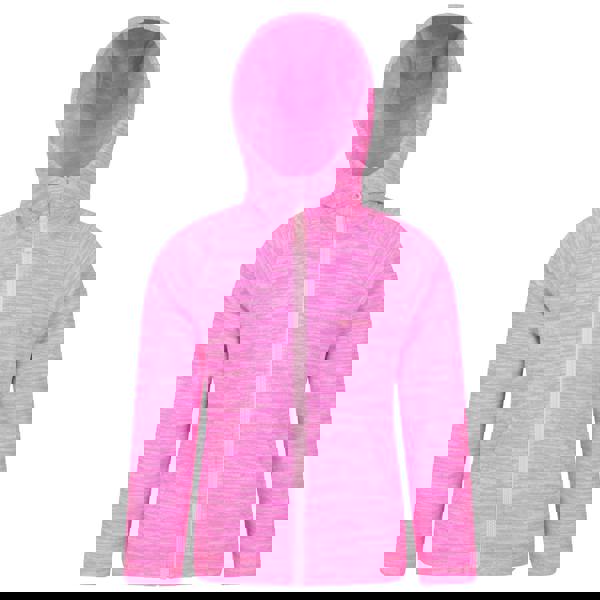 Mountain Warehouse Childrens/Kids Snowdonia II Full Zip Hoodie - Bright Pink - 