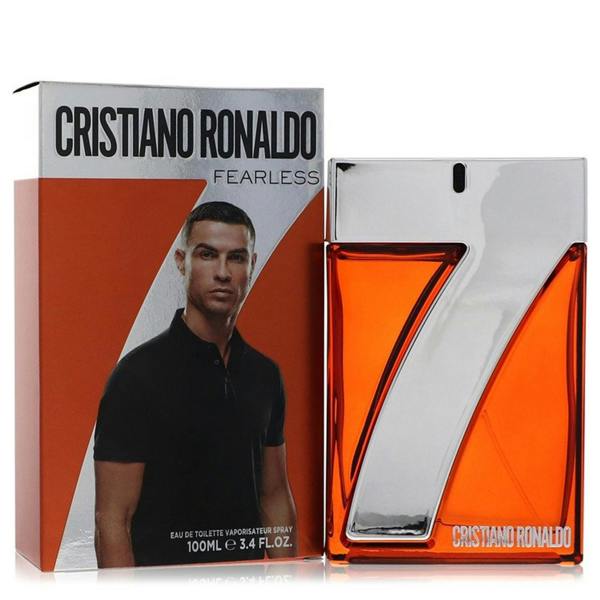 Cristiano Ronaldo Cristiano Ronaldo CR7 Fearless by Cristiano Ronaldo Eau De Toilette Spray (Unboxed) 3.4 oz for Men 100 ml