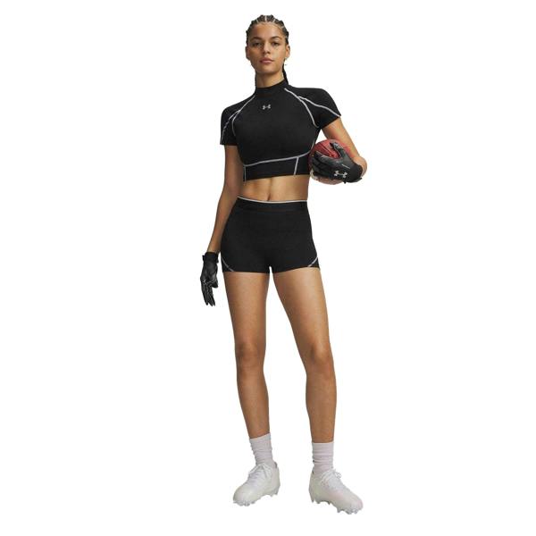 Under Armour Womens/Ladies Elite Lightweight Training Compression Shorts - Black - 