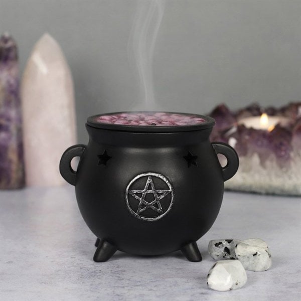 Serano Pentagram Cauldron Incense Cone Holder