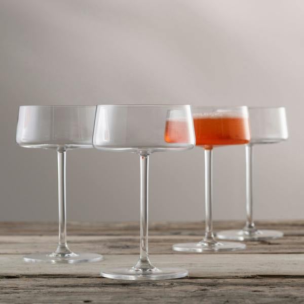 Galway Crystal Alto Cocktail/Martini Set of 4