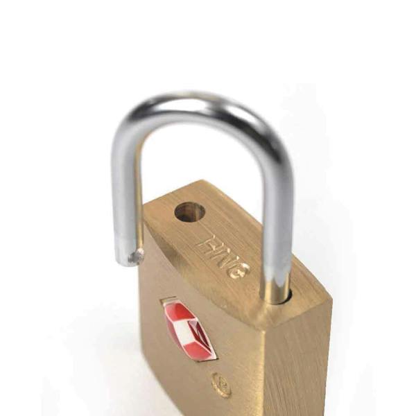 Travel Blue TSA Approved Suitcase Padlock - Key - Gold