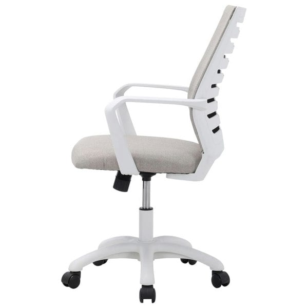 Khaki Fabric Swivel Chair Computer Ergonomic Office Chair Home Office Chairs Living and Home