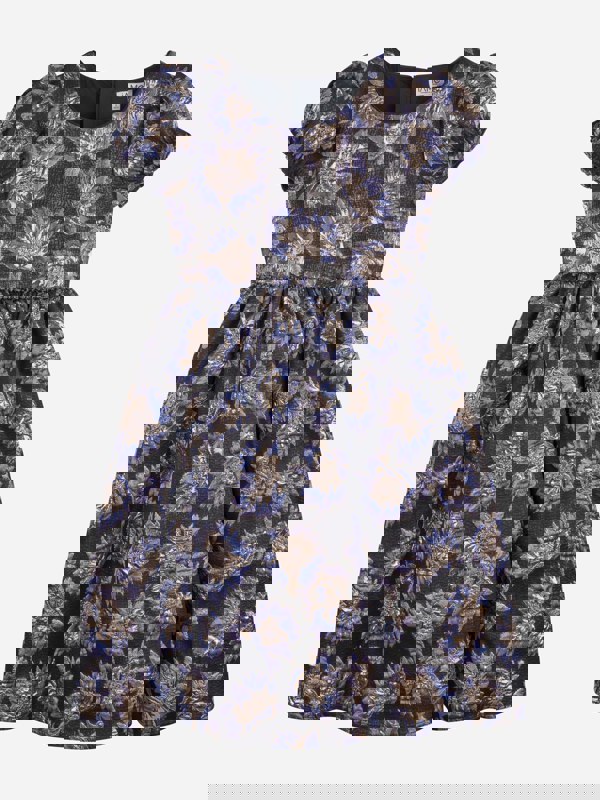 iAMe Girls All Over Print Dress in Black