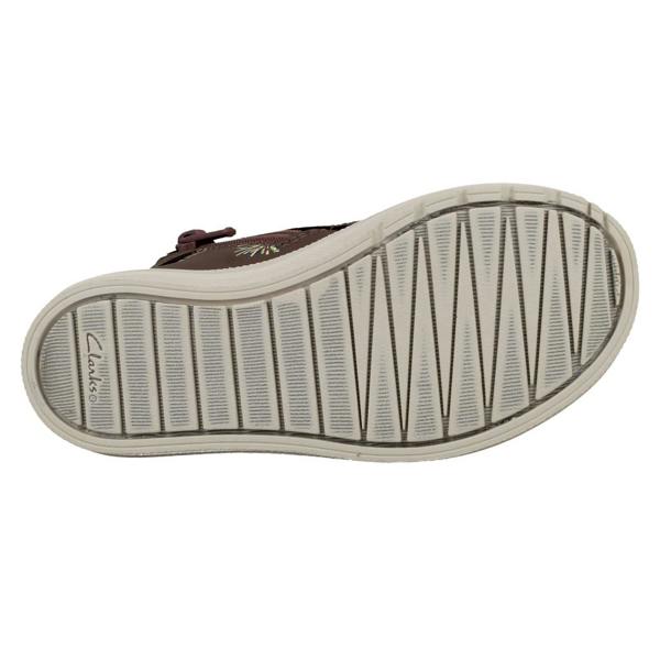 Clarks Girls Clarks Casual Thick Soled Boots Nova Pom