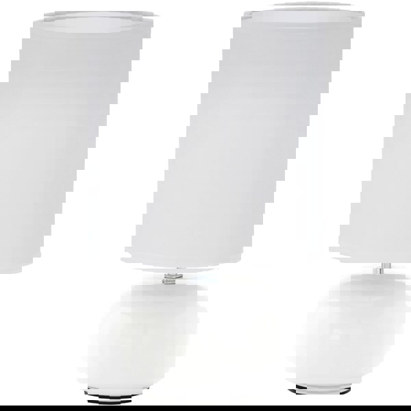 EGLO Trondio White Ceramic Modern Table Lamp