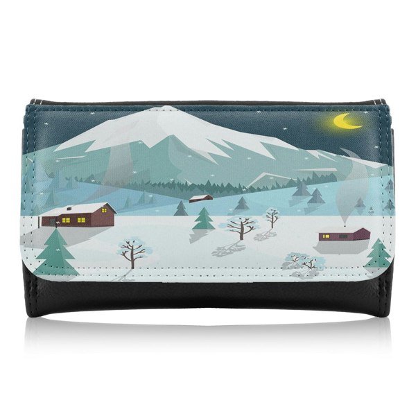 Benjamin Tate Design Winter Landscape Dining Maxi Purse
