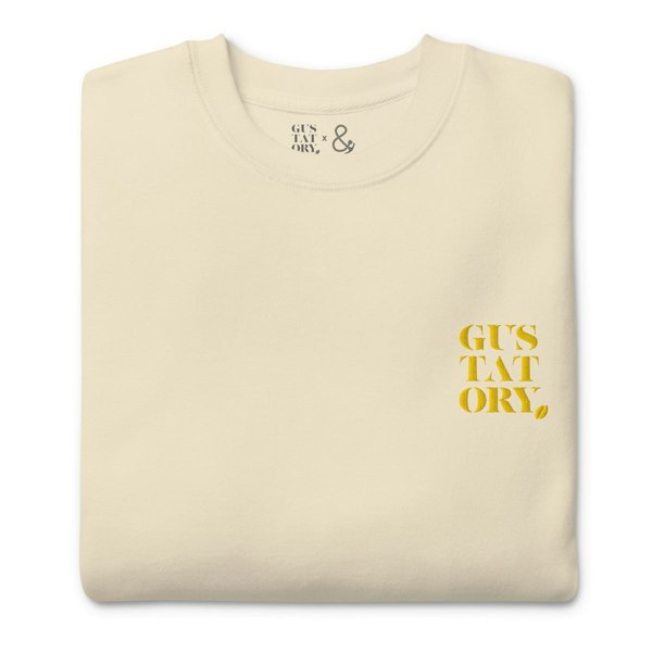 ANCHOR & CREW x GUSTATORY Coffee Over Bills Cotton Blend Embroidered Sweatshirt