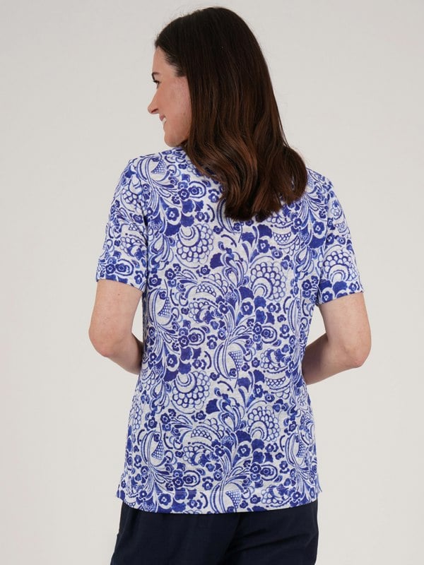 TIGI Paisley All-over-print Top