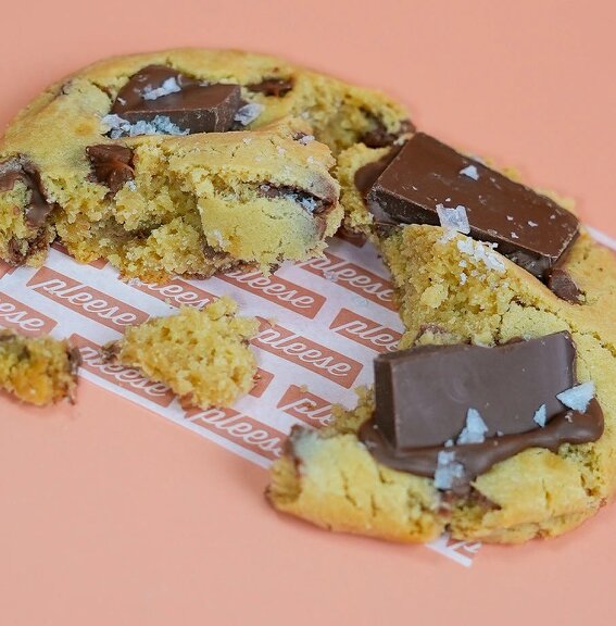 Pleese Milk Chocolate & Sea Salt Cookie