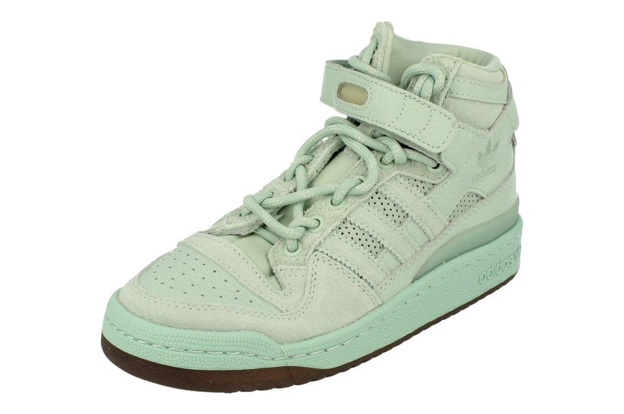 Adidas Originals Ivy Park Forum Mid Unisex Trainers Sneakers  FZ4387 - Green Tint Gum Fz4387 - Photo 0