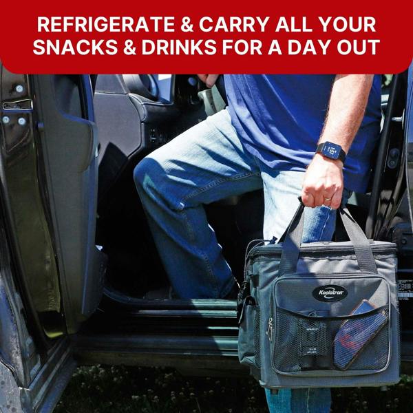 Koolatron Cooler Bag 25L Mini Fridge Keep Food Drinks Warm Cold for Picnic Camping