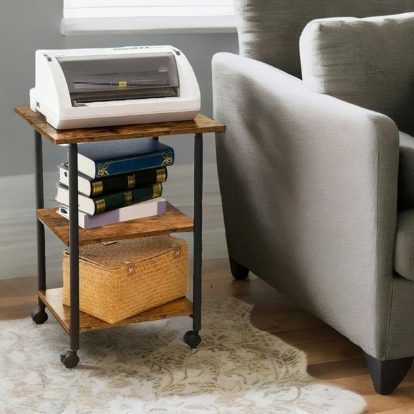 Rafaelo Mobilia Height Adjustable Printer Table