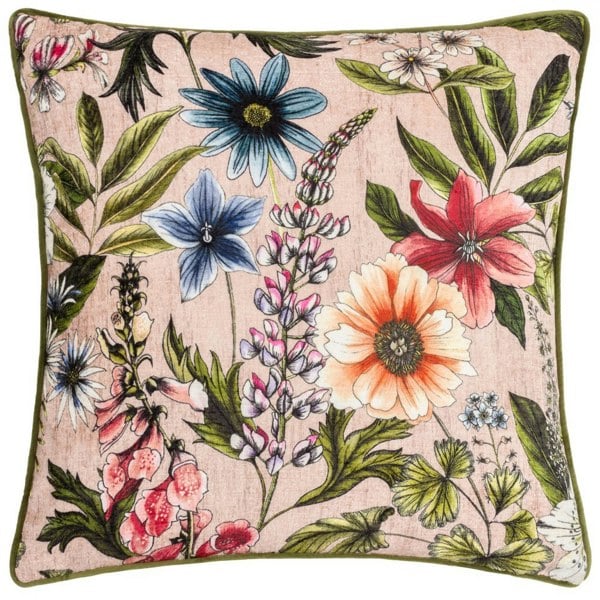 Wylder Hidcote Manor Alma Floral Cushion Cover - Blush