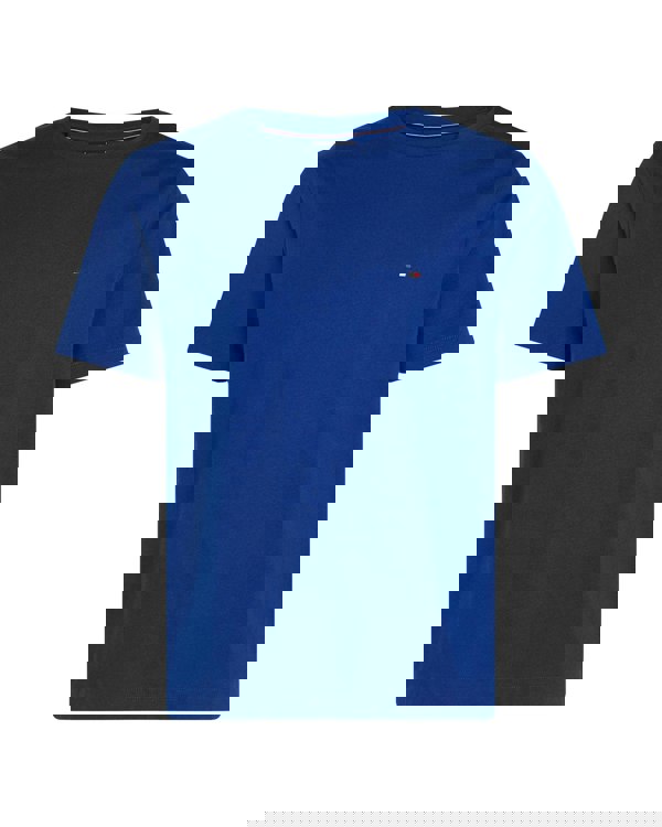 Tommy Hilfiger Essential Seasonal Regular Fit Solid Mens T-Shirt - Wedge Blue