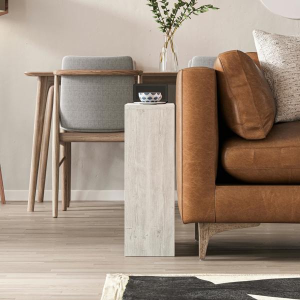 Decortie Simpi Slim End Table with Magazine Rack (H) 60cm