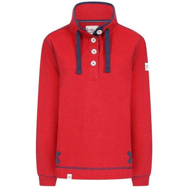 Lazy Jacks LJ301 - Ladies Pique Sweatshirt - Red