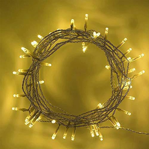 Warm White Battery Operated Fairy String Lights in 20, 40 or 80 LED Sizes with Clear Cable image 3