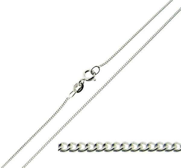 Christopher James of London 9ct Solid White Gold Small Cross Pendant & Optional Chain