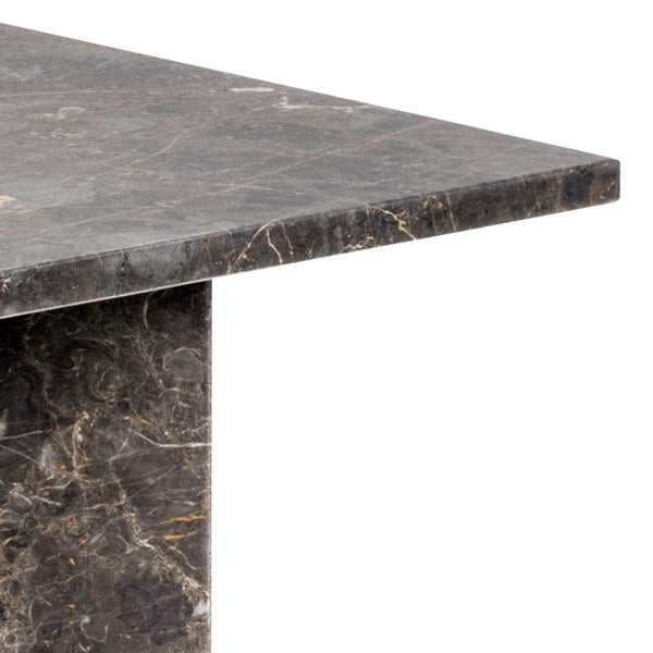 Furniture To Go Vega Rectangular Coffee Table with Marron Marble Top 140cm
