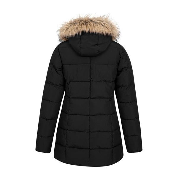 Mountain Warehouse Womens/Ladies Nola Long Padded Jacket - Black