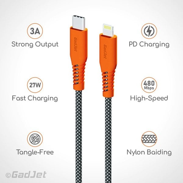 GadJet Rapid Lightning® Charge & Sync Cable