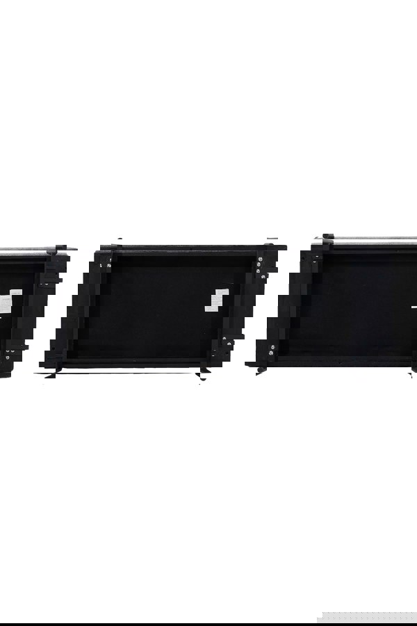 Living and Home Dark Grey Upholstered Bench with a Removable Pillow