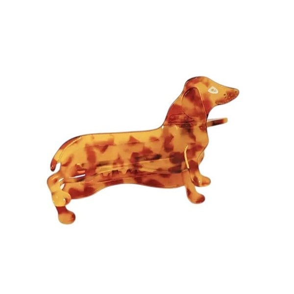 Gold Trip Dapple Dachshund Claw Clip
