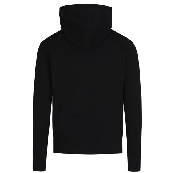 Valentino Embossed Logo Hoodie - Black