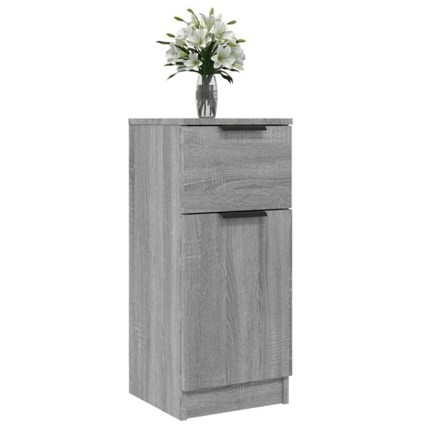 Berkfield Sideboards 2 pcs Grey Sonoma 30x30x70 cm Engineered Wood