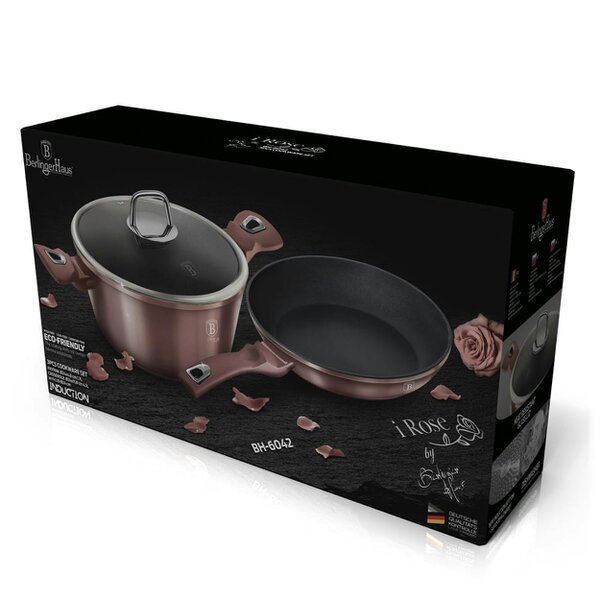 Berlinger Haus 3-Piece Cookware Set Berlinger Haus BH/6042 I-Rose