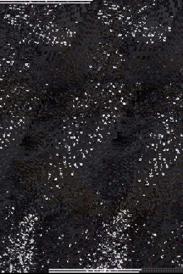 Starburst Sequin Maxi Dress - Black DR1824PLUS