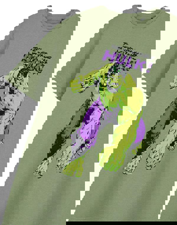 Marvel Boys Green Green Short Sleeved T-Shirt