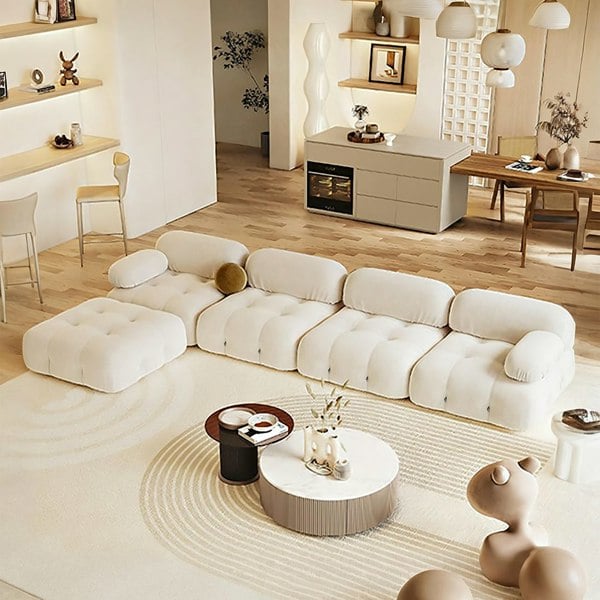 B&B Camaleonda Style Sofa, Two Seater, Three Seater, Three Seater Corner Sofa, Velvet-Rit Concept-Rit Concept