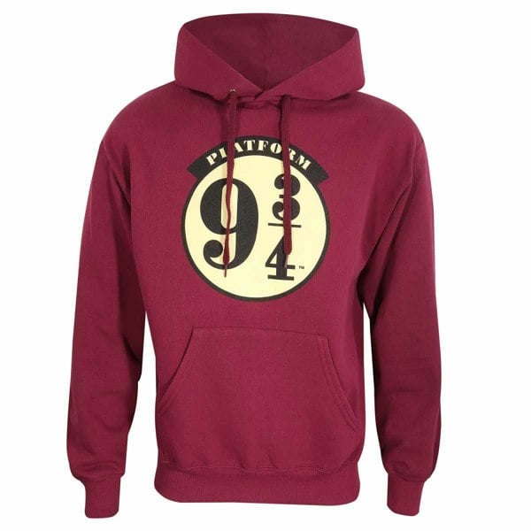 Harry Potter Unisex Adult Platform 9 3/4 Hoodie - Red