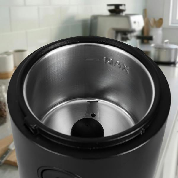 Gr8 Home Electric Coffee Bean Spice Herb Grinder Chopper 150W 60g Matte Black UK Plug