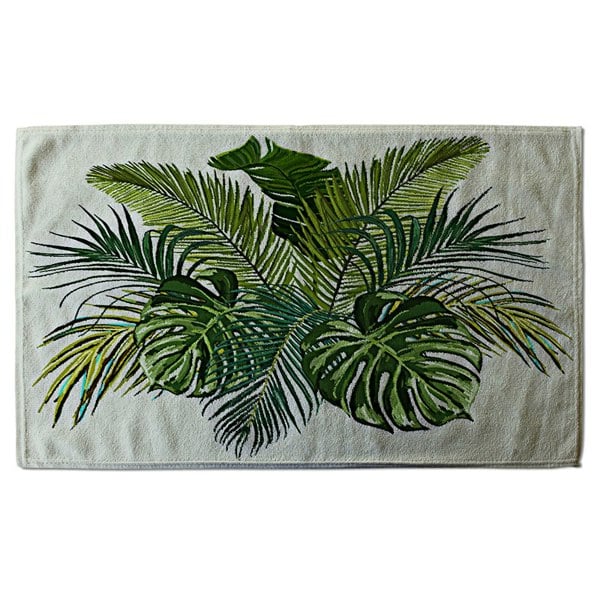 Benjamin Tate Design Green Tropical Foliage (Bath Towel)