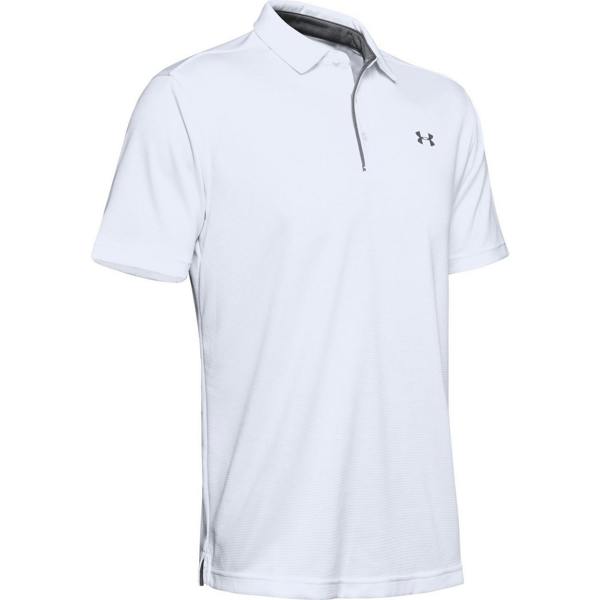 Under Armour Mens Tech Polo Shirt - White/Graphite - 