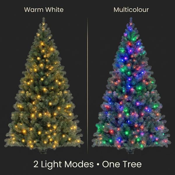 Outdoor Living Richmond Fir Winter Pre-Lit Artificial Christmas Tree