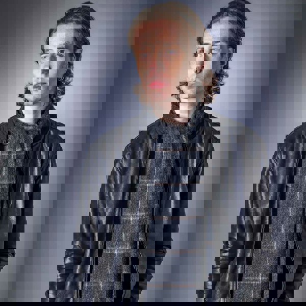 Heritage Traditions Pure Wool Box Check Scarf