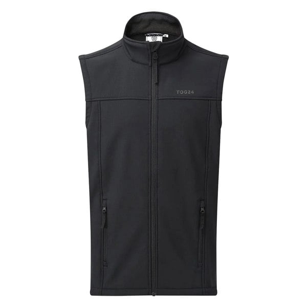 TOG24 Mens Feizor Softshell Gilet - Black