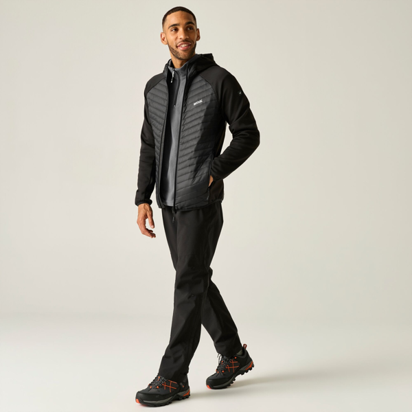 Regatta Mens Andreson Hybrid Jacket - Black