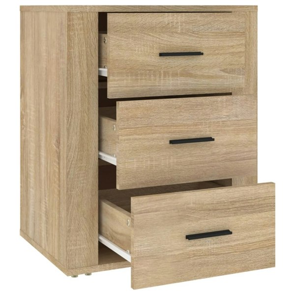 Berkfield Bedside Cabinet Sonoma Oak 50x36x60 cm Engineered Wood