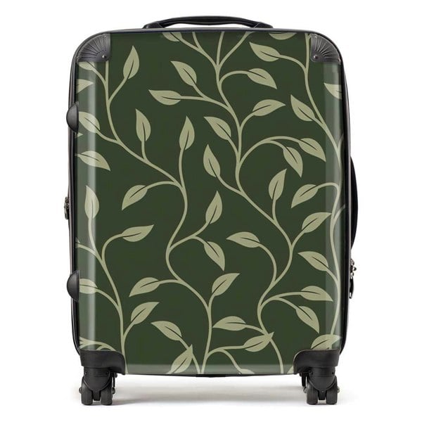 Warren Reed Green Shrub With Leaves Suitcase